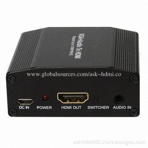 VGA to HDMI up to 1,080P Converter, 1,080P/60Hz Output Resolution